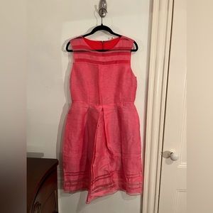 Pink Elie Tahari daytime dress.